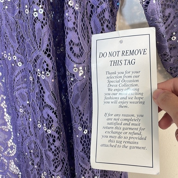 NWT. Roaman’s 34W Open Front Sparkle Sequin Long Lace Jacket. - Picture 2 of 13